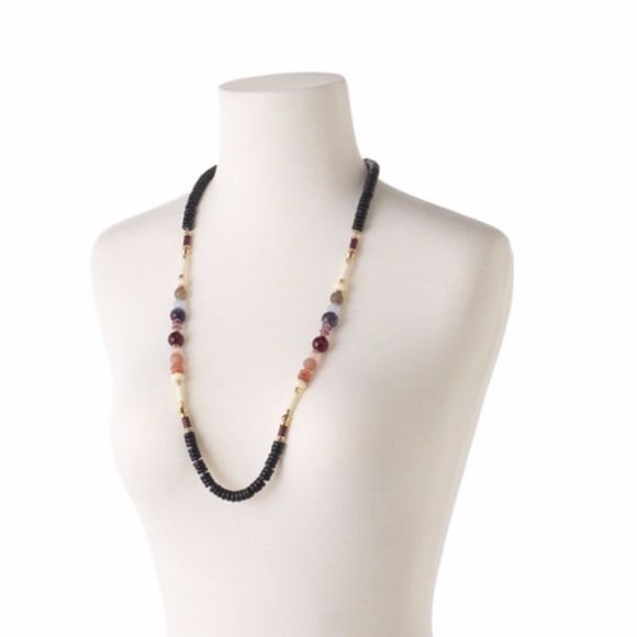 Stella & Dot ~ Genevieve beaded tassel necklace ~ versatile - Picture 4 of 15